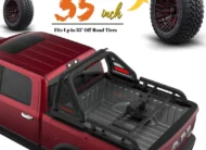 SRB-R002 Spare Tire Carrier Full-Size Mid-Size Trucks Black Steel