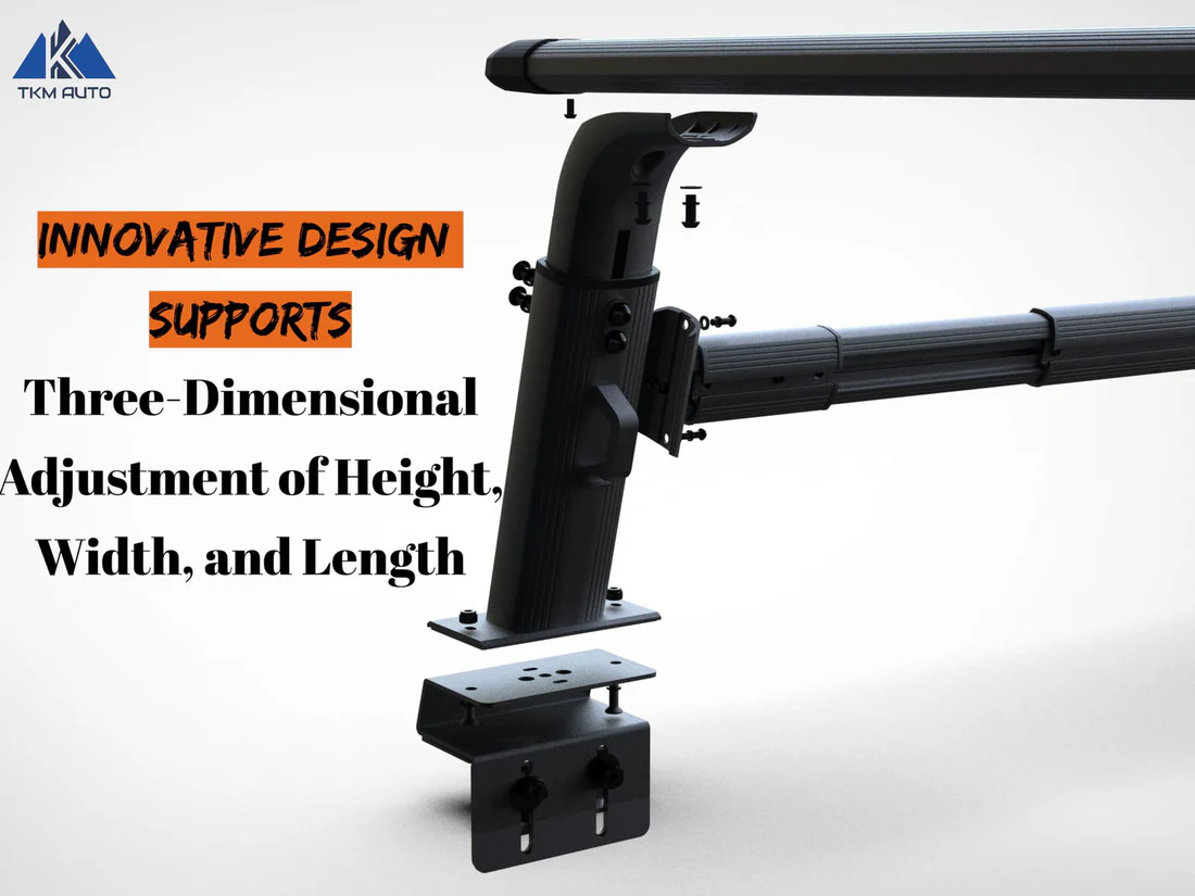 Truck Bed Rack Adjustable | Universal Aluminum Crossbar System